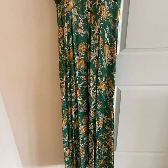 NWT Allen Schwartz willow bustier gown w pineapple print - Picture 4 of 10